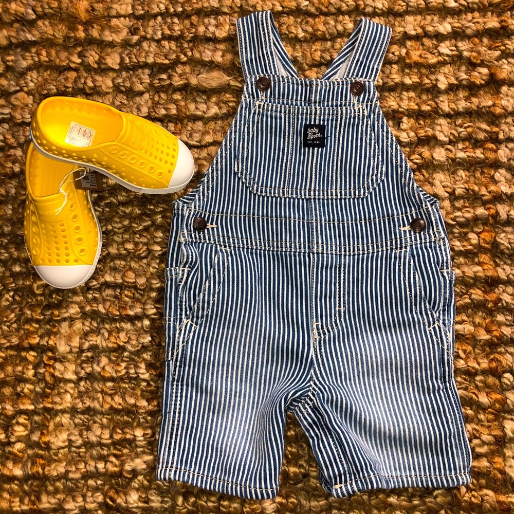 Hickory Stripe Shortalls